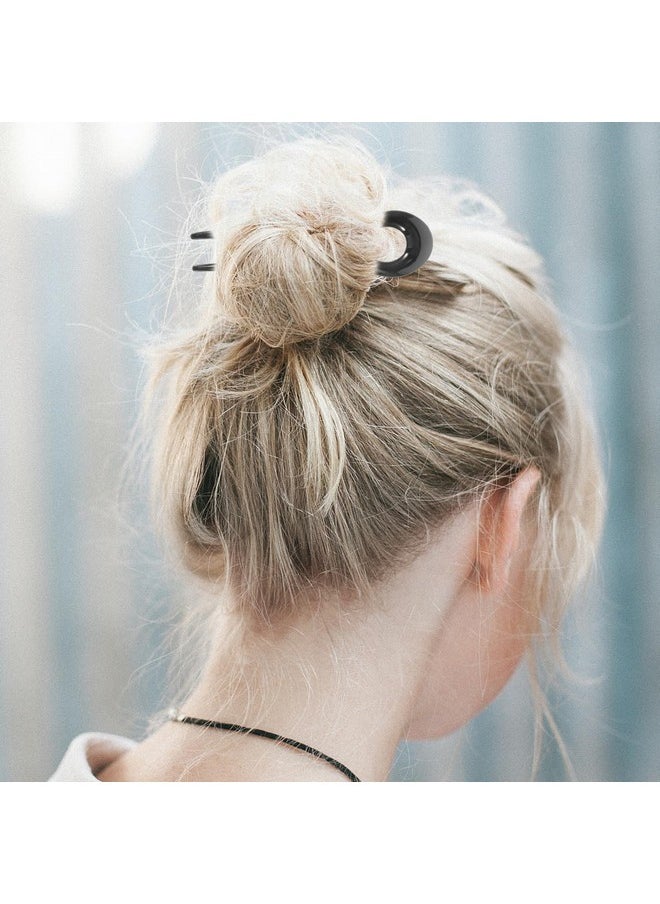 minkissy minkissy French Hair Pin for Buns U Shaped 3pcs Hair Forks French Hair Pins Vintage Hair Bun Sticks Chignon Pin Women Updo Hair Accessories  - Image 5