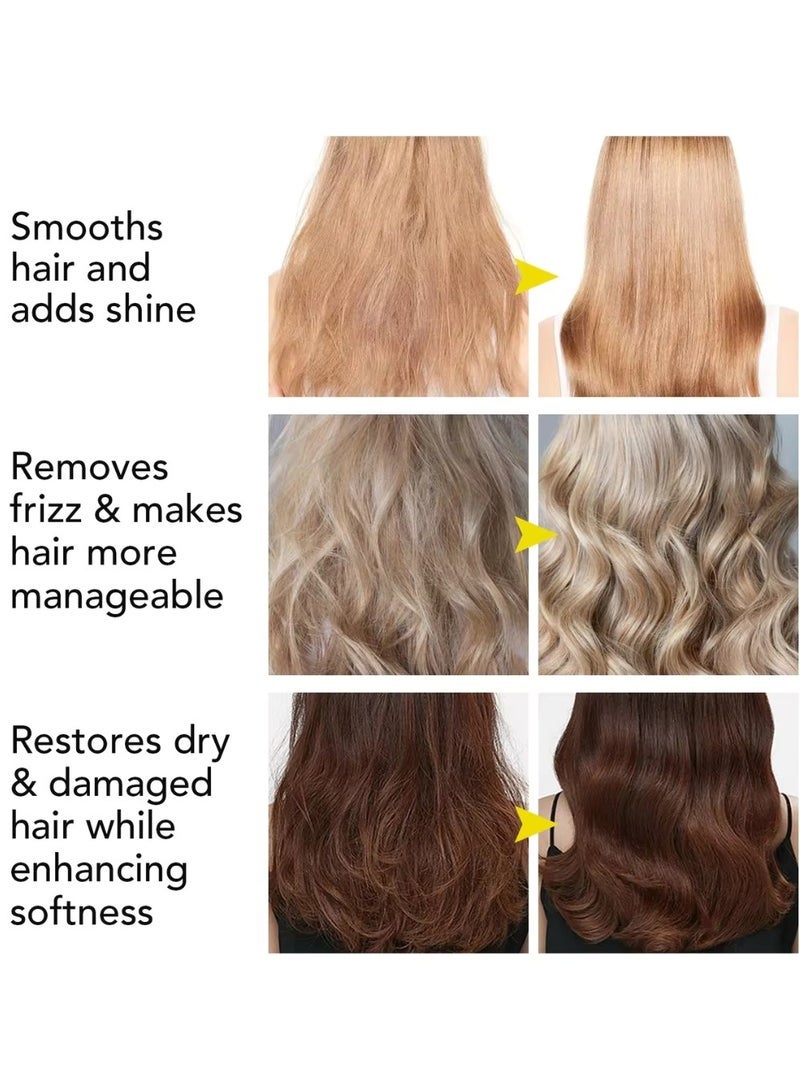 ALIVER 40 Pcs Black Seed Hair Repair Oil Capsules Organic Black Seed Oil with Keratin & Multivitamins Black Seed Hair Repair Oil Shines Nourishing Repair Dry & Damaged Hair Treatment Leave-In Serum - Image 2