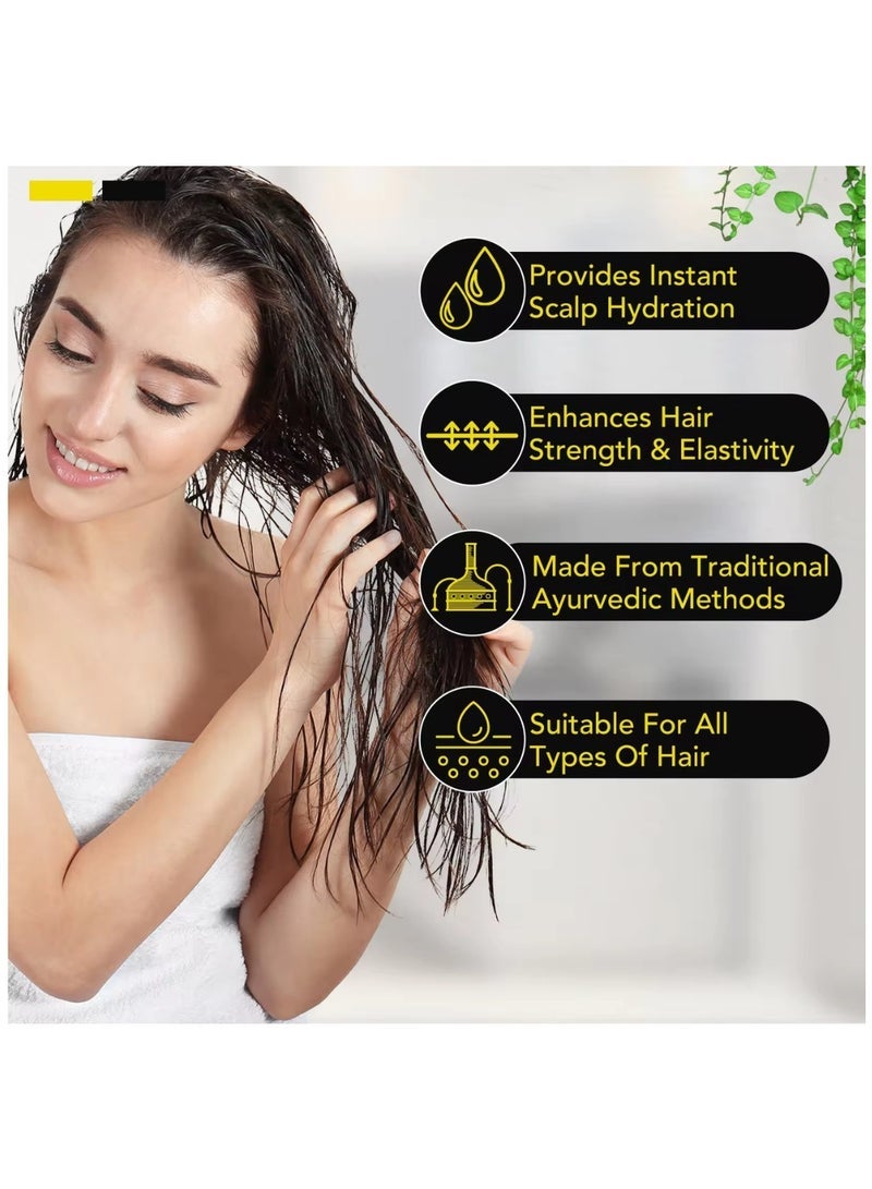 ALIVER 40 Pcs Black Seed Hair Repair Oil Capsules Organic Black Seed Oil with Keratin & Multivitamins Black Seed Hair Repair Oil Shines Nourishing Repair Dry & Damaged Hair Treatment Leave-In Serum - Image 4