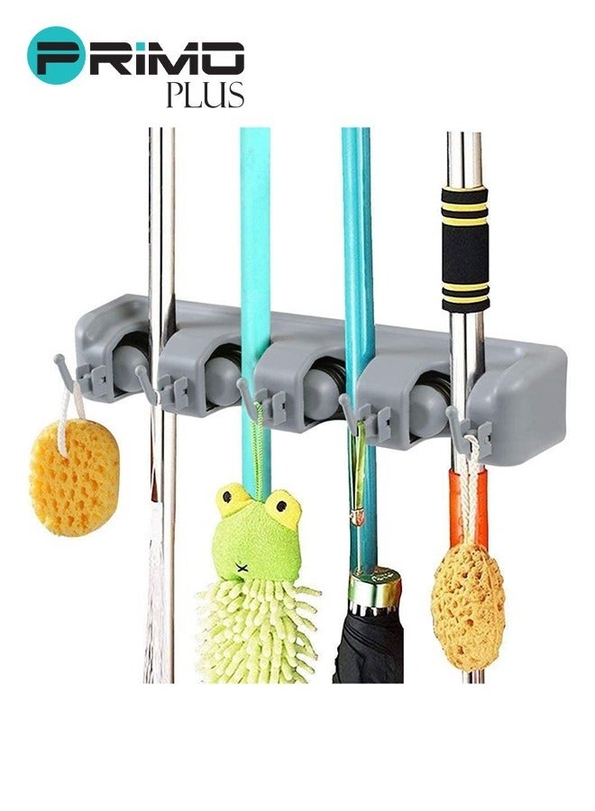 بريمو بلس حامل للممسحة والمكنسة مثبت على الجدار متعدد الألوان - Image 3