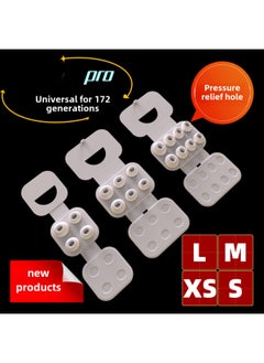 Suitable For Apple Earplug AirPods Pro12 Generation Universal Original Ear Cap Pressure Relief Noise Reduction Hole AB Cardboard-Color:A Earplug Optional 4+4 Cardboard