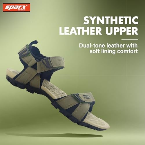 SPARX Men's SS0481G Olive Black Sandal 9 (SS0481GOLBK0009) - Image 3