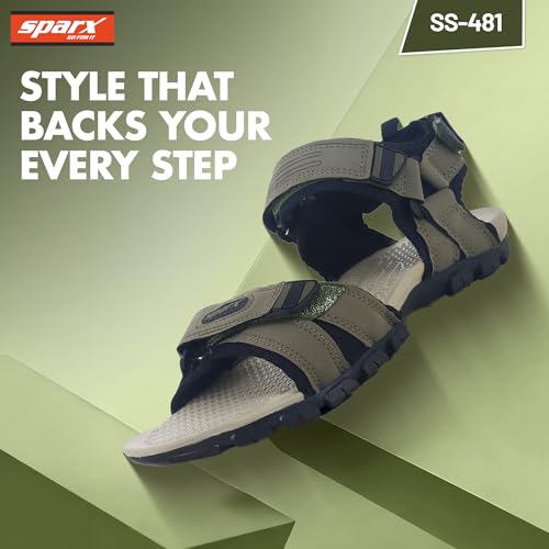 SPARX Men's SS0481G Olive Black Sandal 9 (SS0481GOLBK0009) - Image 2