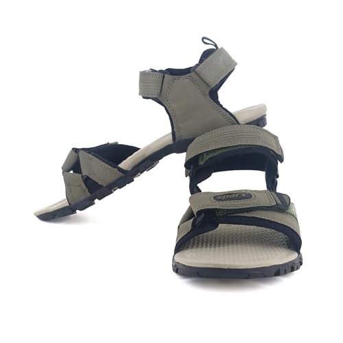 SPARX Men's SS0481G Olive Black Sandal 9 (SS0481GOLBK0009) - Image 1