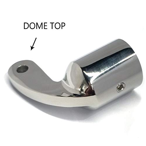NRC&XRC Irregular Bimini Top Cap Eye End Cap 7/8" ID Heavy Duty Marine Stainless Steel 316 for Yacht (Pair) - Image 4