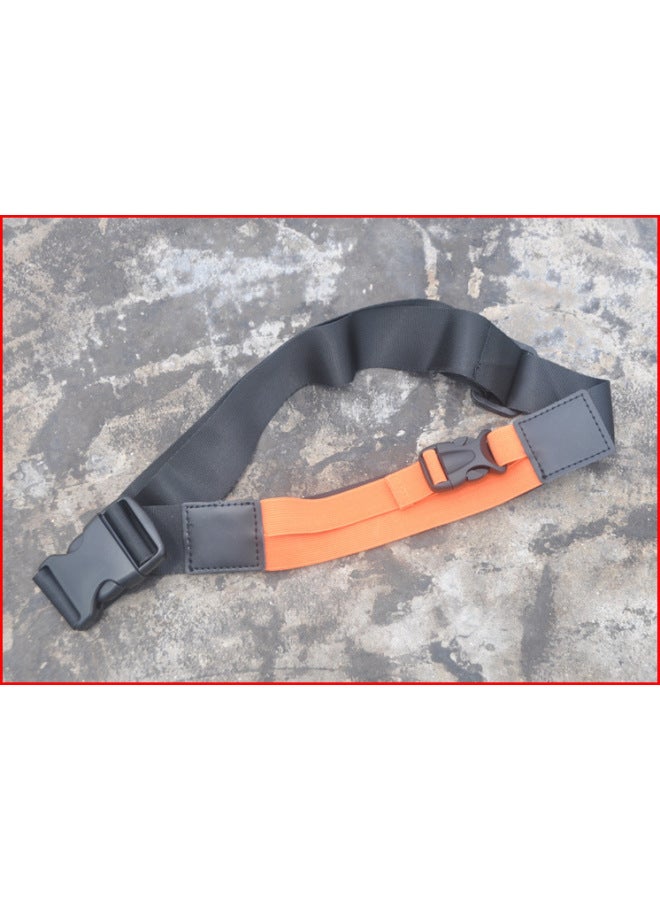 Micro SLR Camera Fast Camera Waist Telephoto Strap Photography Belt Photography Bag Mountaineering Riding Hanging Lens Barrel-Color:Dual-purpose Photography Belt-orange  - Image 1