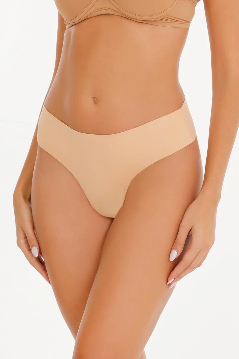 سينسو Women's Laser Cut Thong Panties 3 Pack Set KTS3067