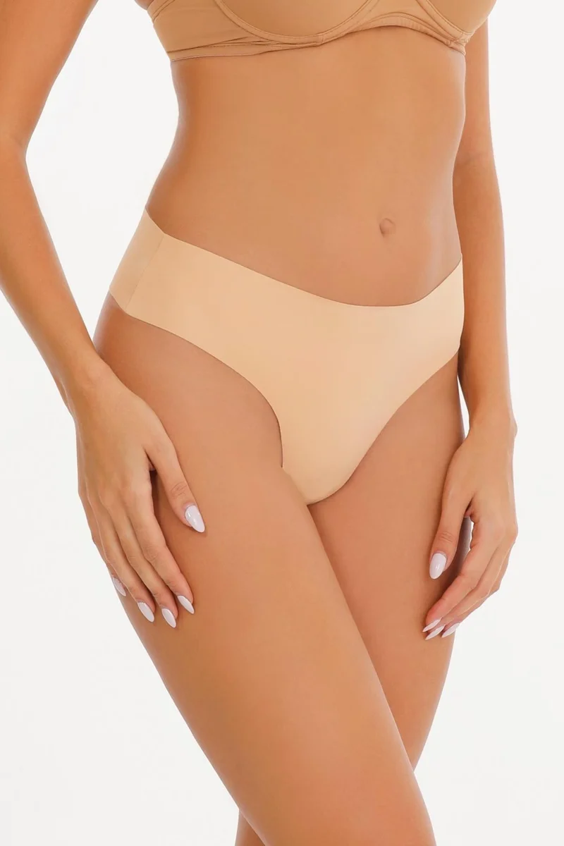 سينسو Women's Laser Cut Thong Panties 3 Pack Set KTS3067