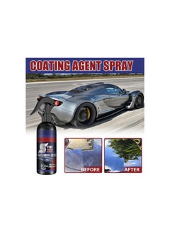 Multi-functional Coating Renewal Agent, Car Coating Agent Spray, 3 in 1 High Protection Quick Car Coating Spray, 3 in 1 Ceramic Car Coating Spray, Waterless Wash, Nanotechnology (2pcs)