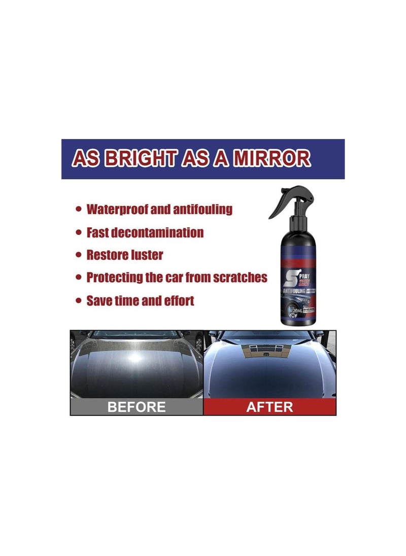 silvercnc - Multi-functional Coating Renewal Agent, Car Coating Agent Spray, 3 in 1 High Protection Quick Car Coating Spray, 3 in 1 Ceramic Car Coating Spray, Waterless Wash, Nanotechnology (2pcs) - Image 1