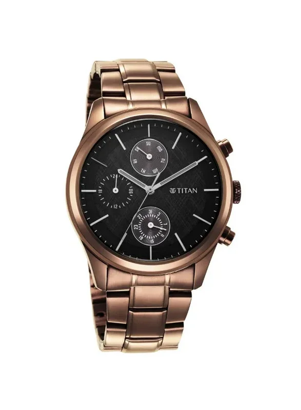 تيتان Titan Black Dial Analog with Date Watch for Men