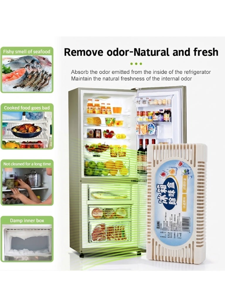 Refrigerator Deodorizer (6 PCS) – Natural Activated Charcoal Odor Eliminator & Moisture Absorber, Keeps Food Fresh Longer, Ideal for Refrigerator, Freezer, Shoe Cabinet & Cat Litter Box - Image 4