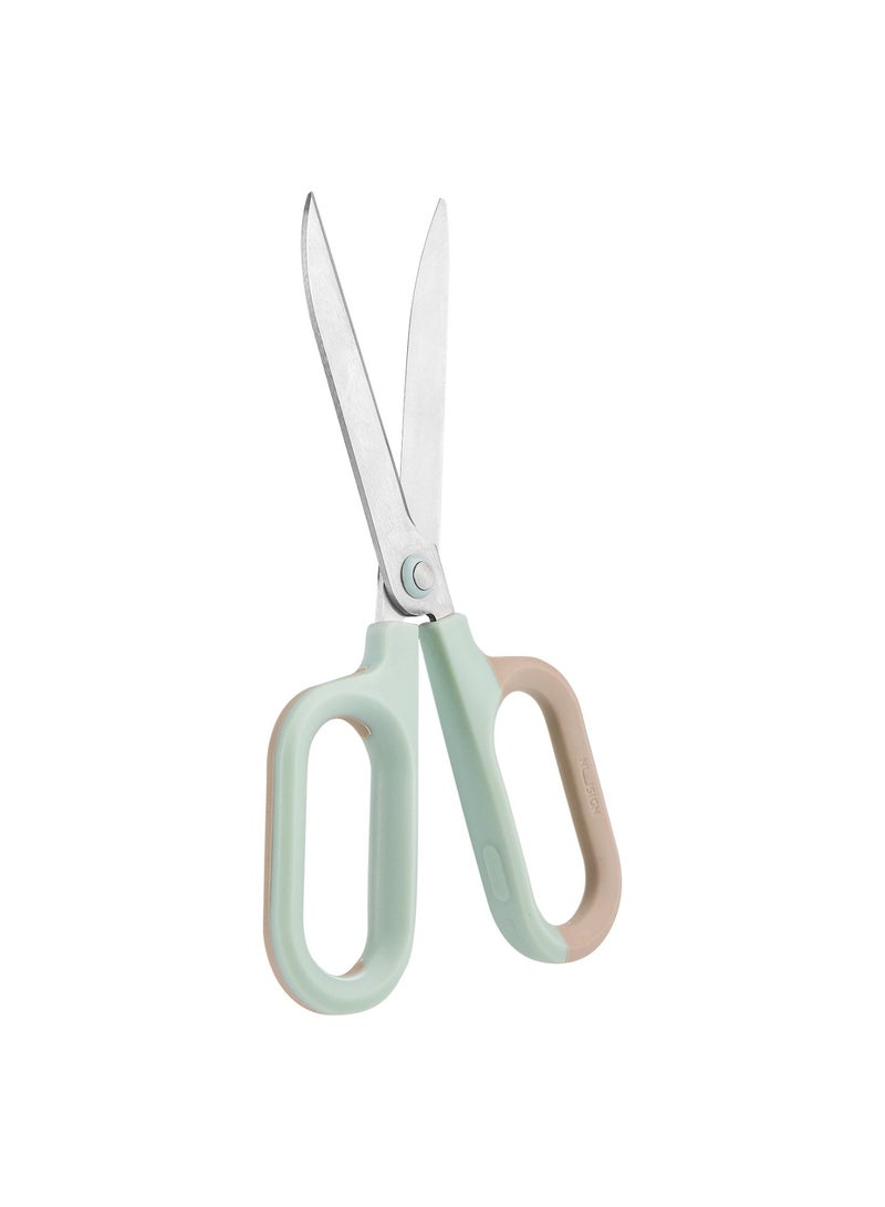 Deli 1-Piece Nusign Premium Stainless Steel Scissors 180mm Size Green - Image 4