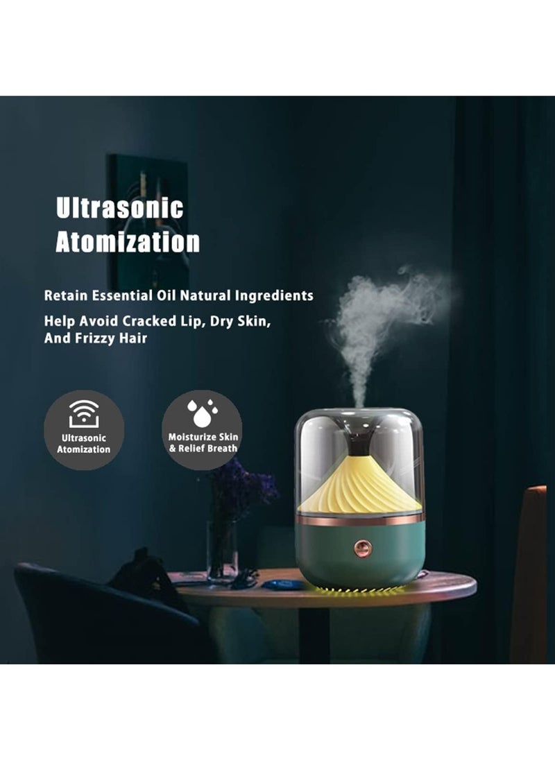Generic - Essential Oil Diffusers With 120ml Capacity Mini Diffuser For Home & 7 Ambient Light Settings Whisper-Quiet Aroma Diffuser Waterless Auto Shut Off - Image 1