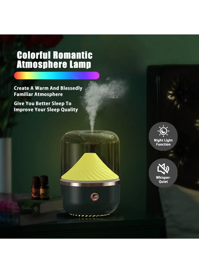 Generic - Essential Oil Diffusers With 120ml Capacity Mini Diffuser For Home & 7 Ambient Light Settings Whisper-Quiet Aroma Diffuser Waterless Auto Shut Off - Image 1
