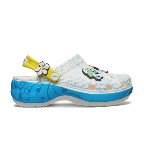 crocs Smurfs Platform Clog