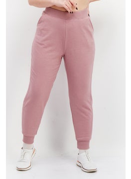 Eddie Bauer Women Regular Fit Plain Sweatpants, Pink  - Image 1
