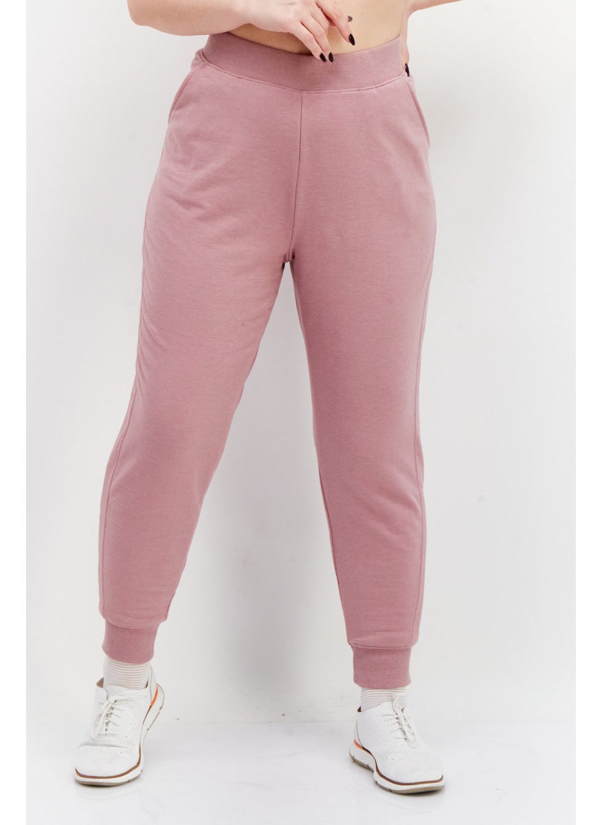 Eddie Bauer - Women Regular Fit Plain Sweatpants, Pink - Image 1