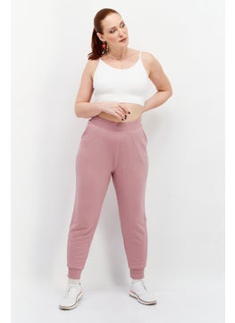 Eddie Bauer Women Regular Fit Plain Sweatpants, Pink  - Image 4