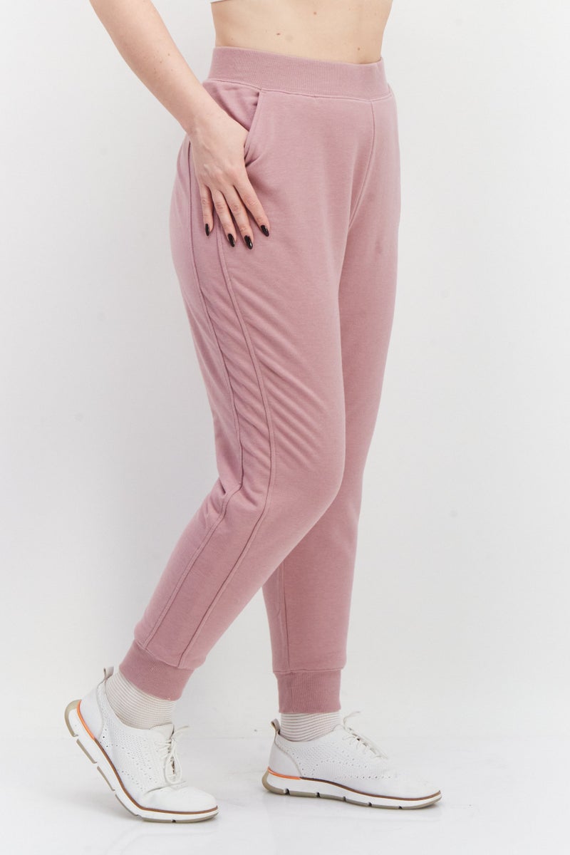 Eddie Bauer Women Regular Fit Plain Sweatpants, Pink  - Image 2