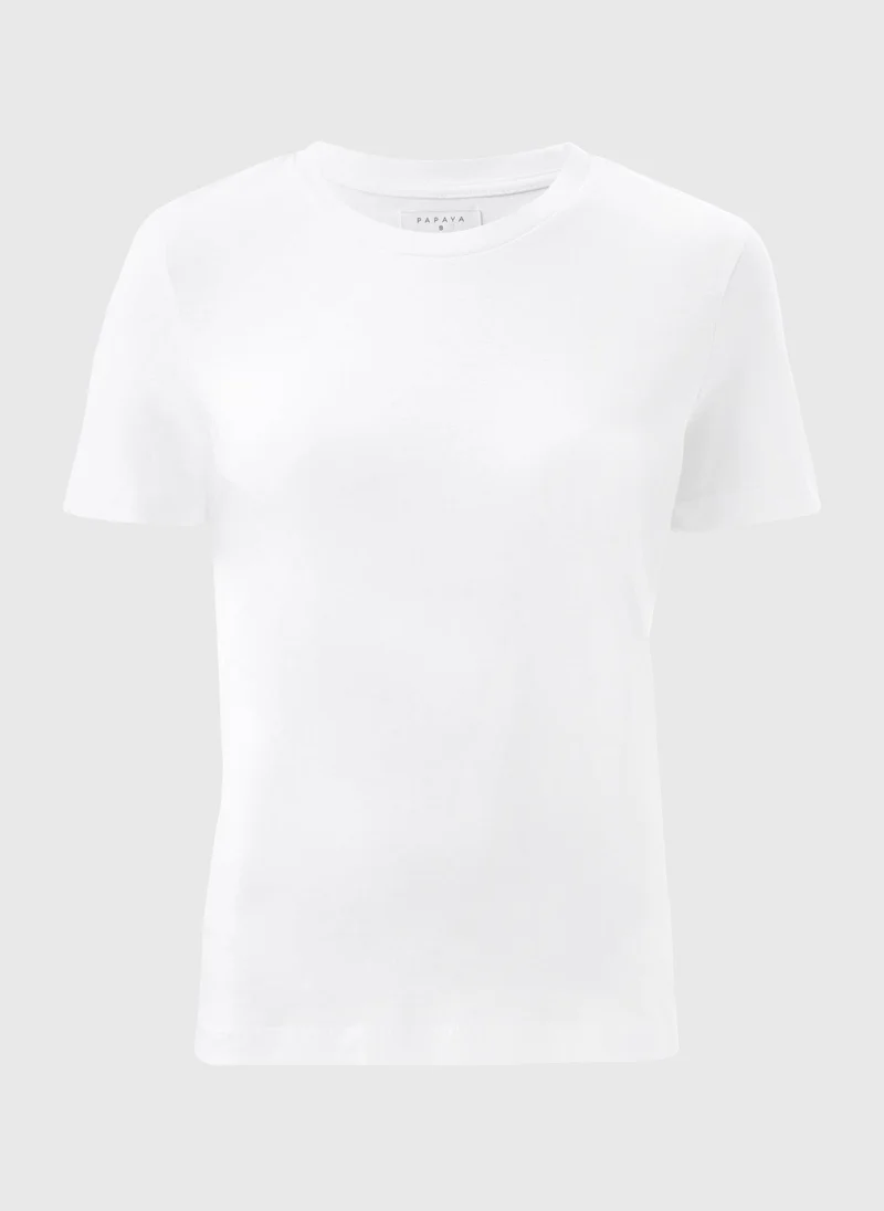 Matalan White Crew Neck T-Shirt