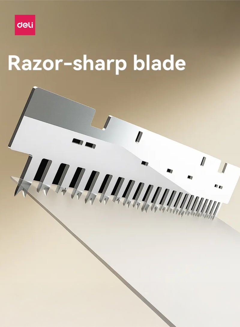 ديلي ماكينة تجليد سلكي معدنية A4 موديل T322D، تثقيب 20 ورقة، سعة تجليد 135 ورقة، تشغيل يدوي قوي - Image 2