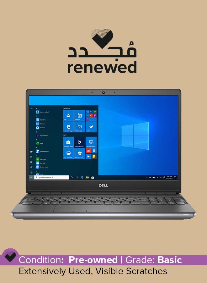 DELL Renewed - Precision P93F 7550 (2020) Laptop With 15.6-Inch Display, Intel Core i7 Processor/10th Gen/32GB RAM/512GB SSD/4GB Nvidia Quadro T2000 Graphics Card Silver - Image 1