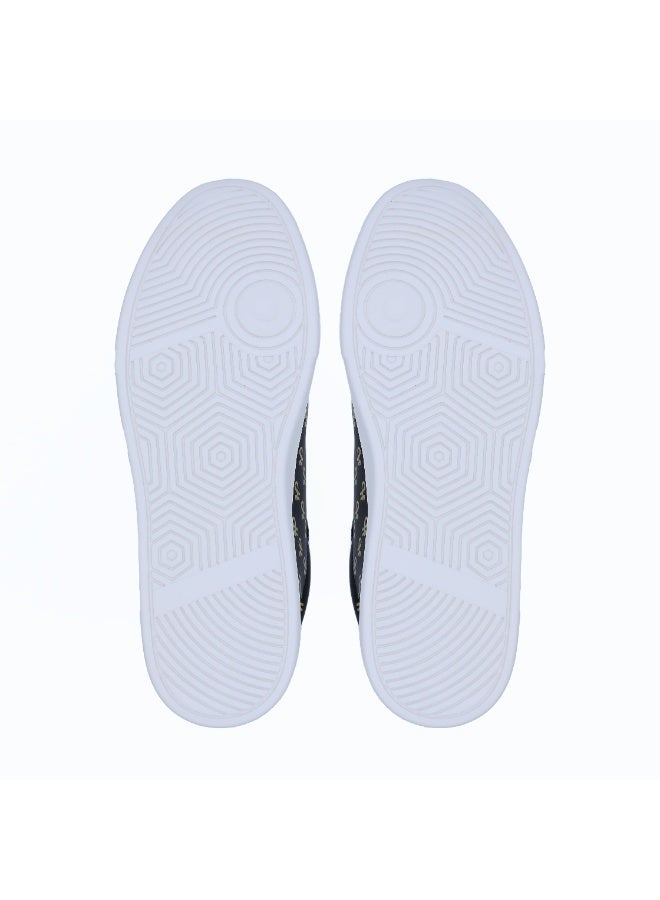 هووج أحذية هوغ الرجالية، أحذية رياضية جلدية سوداء مريحة برباط، مناسبة للارتداء اليومي - Image 4