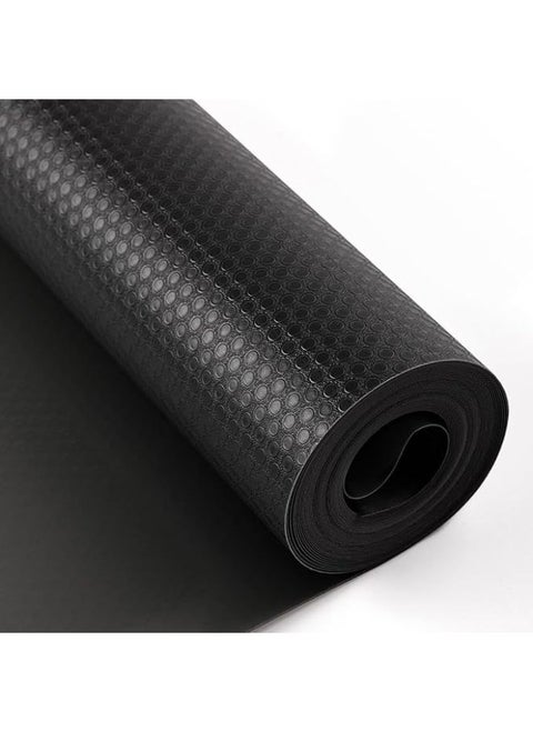 EVA Thickened Printed Table Mat Cabinet Mat Shoe Cabinet Drawer Moisture-proof Pad Paper Cuttable Kitchen Waterproof Oil-proof Pad-Color:Black Flat Dot-Specifications:30*300cm