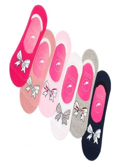 Bundle Of 3 Soft Cotton Invisible Nets Socks For Women