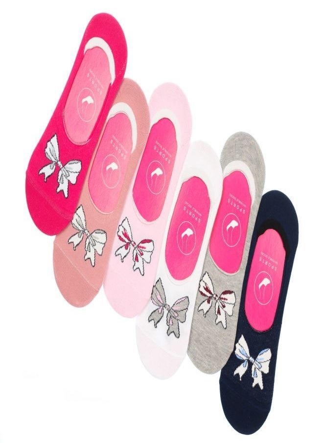 Fatah - Bundle Of 3 Soft Cotton Invisible Nets Socks For Women - Image 1