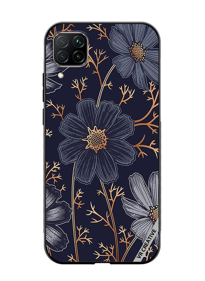 VR CREATIVE Protective Case Cover For Huawei Nova 7i/P40 Lite Flower Design Multicolour  - Image 1