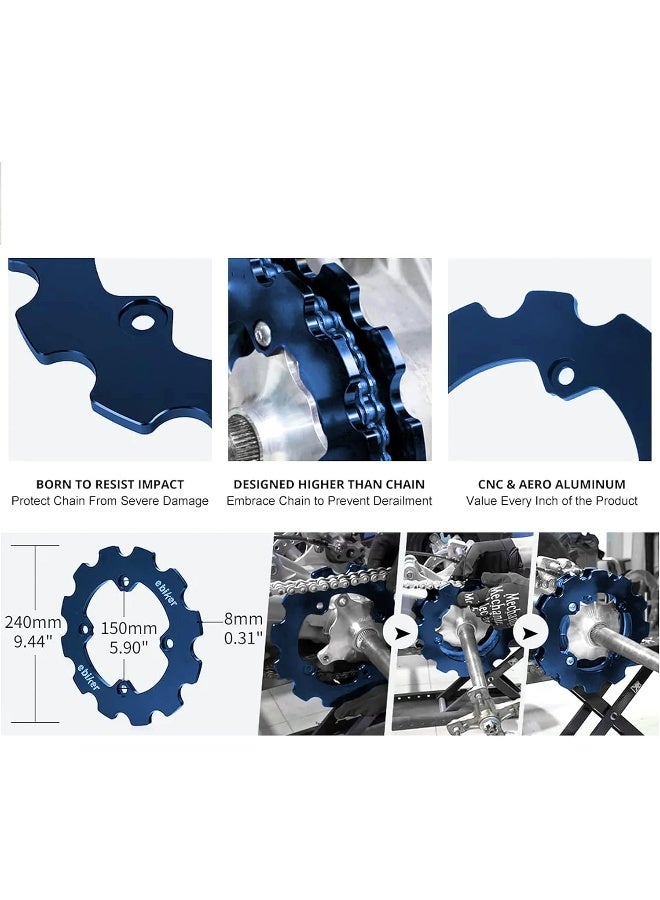 general ATV Dual Sprocket Guard for Yamaha Raptor 700 - Image 5
