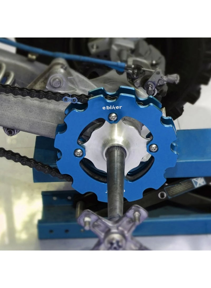 General ATV Dual Sprocket Guard for Yamaha Raptor 700 YFM700R 2013-2020 Raptor Blue  - Image 4