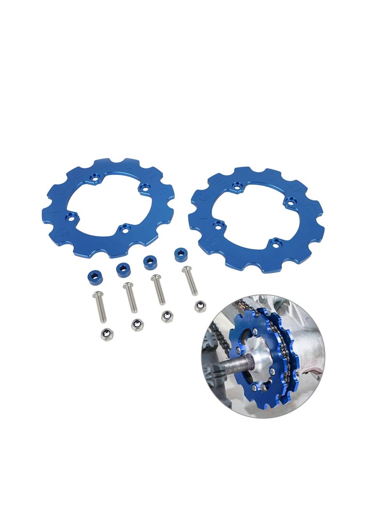 General ATV Dual Sprocket Guard for Yamaha Raptor 700 YFM700R 2013-2020 Raptor Blue  - Image 1