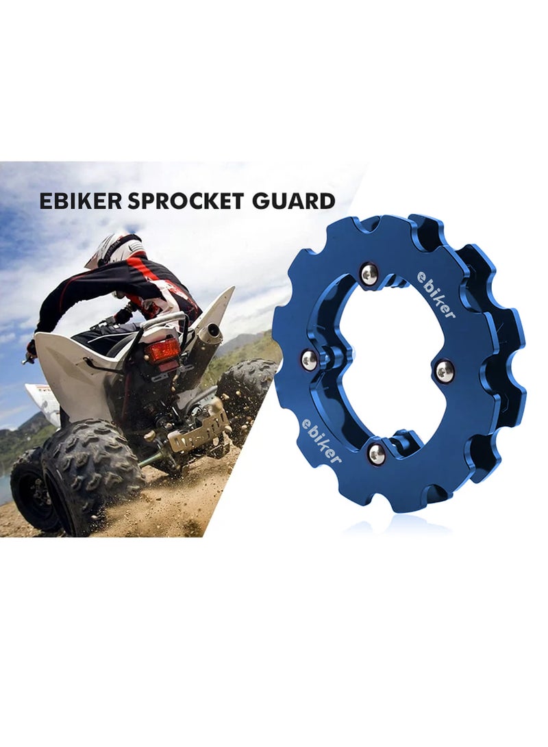 General ATV Dual Sprocket Guard for Yamaha Raptor 700 YFM700R 2013-2020 Raptor Blue  - Image 2
