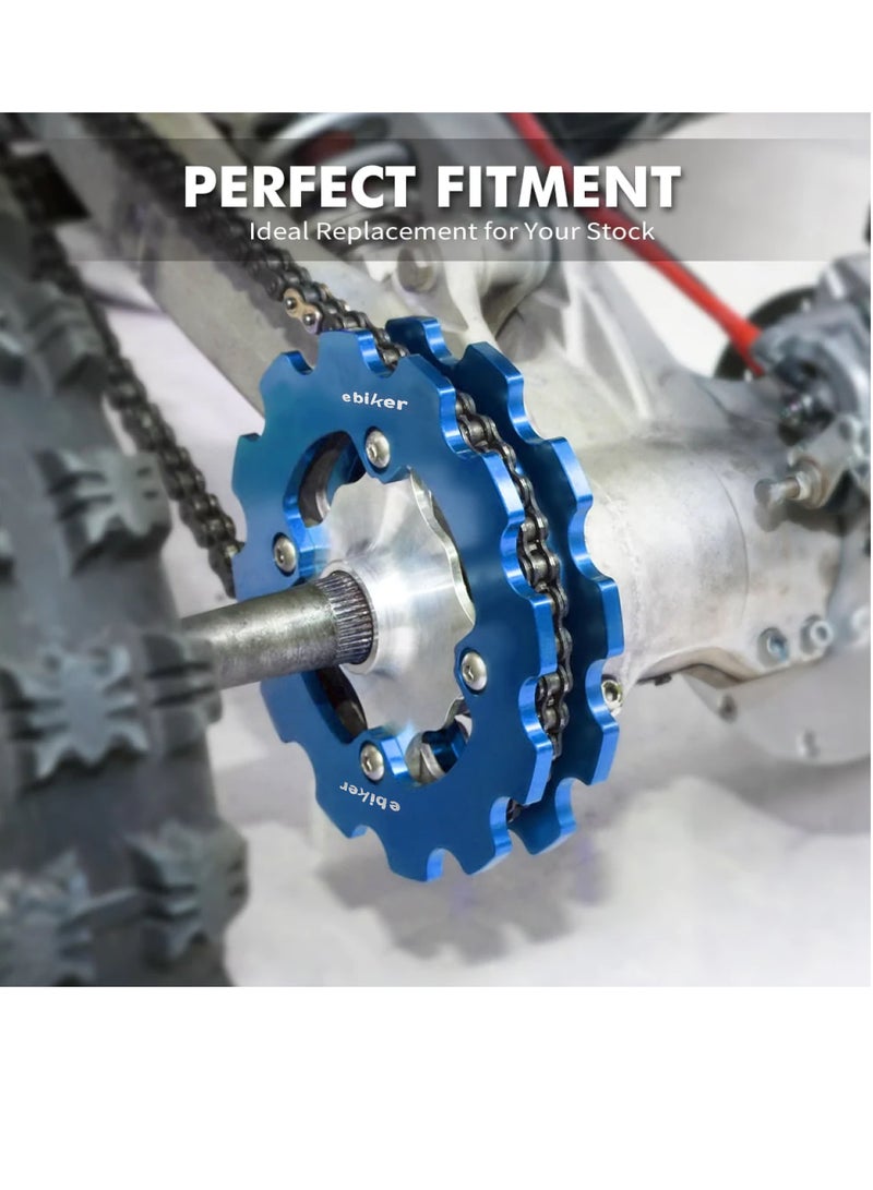 General ATV Dual Sprocket Guard for Yamaha Raptor 700 YFM700R 2013-2020 Raptor Blue  - Image 3