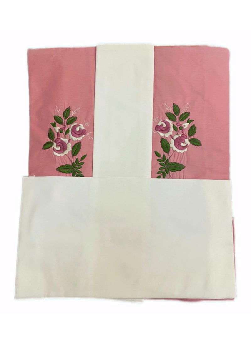 Beauenty Embellished Bed Sheets Set Five Piece 100% Cotton Bedding Set In  Multicolour  - Image 2