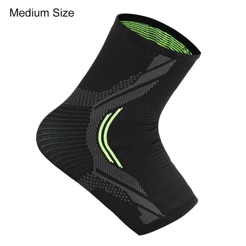 Ankle Support Brace: M Size, Breathable High-Quality Spandex, Firm Ankle Stabilization - 3D Weave Design, Athletic Ankle Brace for Sports Basketball Running Fitness - Image 1