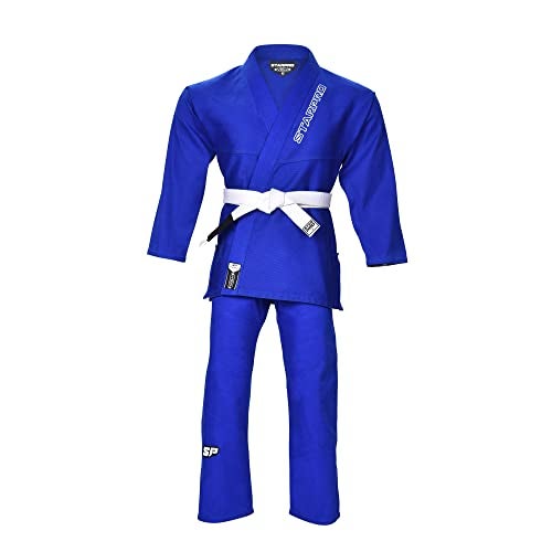 Starpro Kids BJJ Gi - Lightweight Brazilian Jiu Jitsu Uniform for Boys & Girls - Preshrunk Durable Training Gi with Free Belt - Image 4