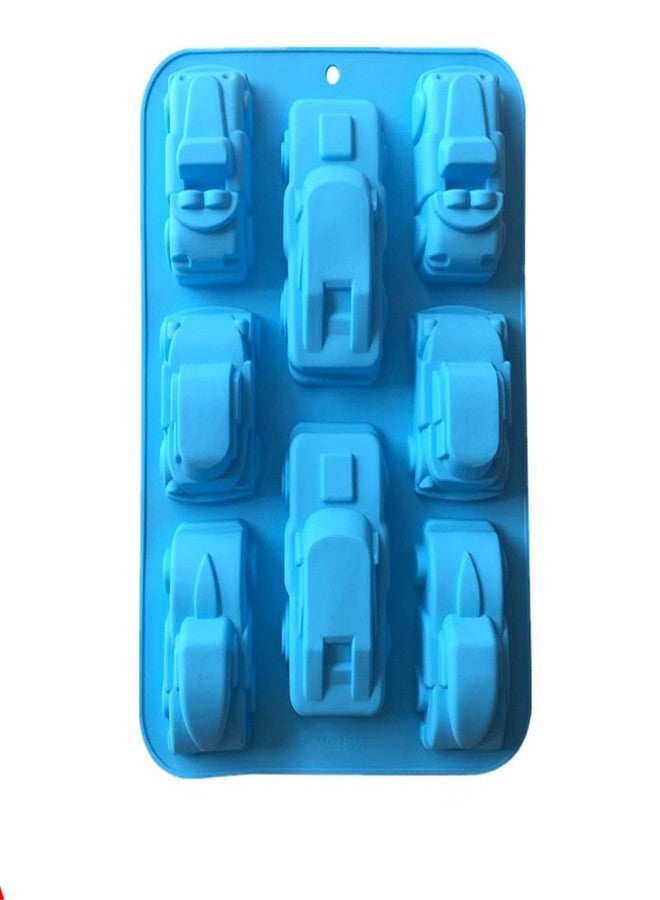 FantasyDay 2 Pack Silicone Carton Car Mold Baking Molds Bakeware for Birthday Theme Party, Muffin Cups, Ice Cube, Soap, Wafer, Cake, Bread, Tart, Pie and More #1 - Image 1