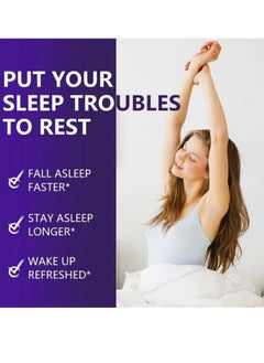 Daynee Melatonin Fast Dissolve 60 Capsules Nighttime Sleep Aid Natural Berry Flavor Vegan Non-GMO Gluten-Free  - Image 3
