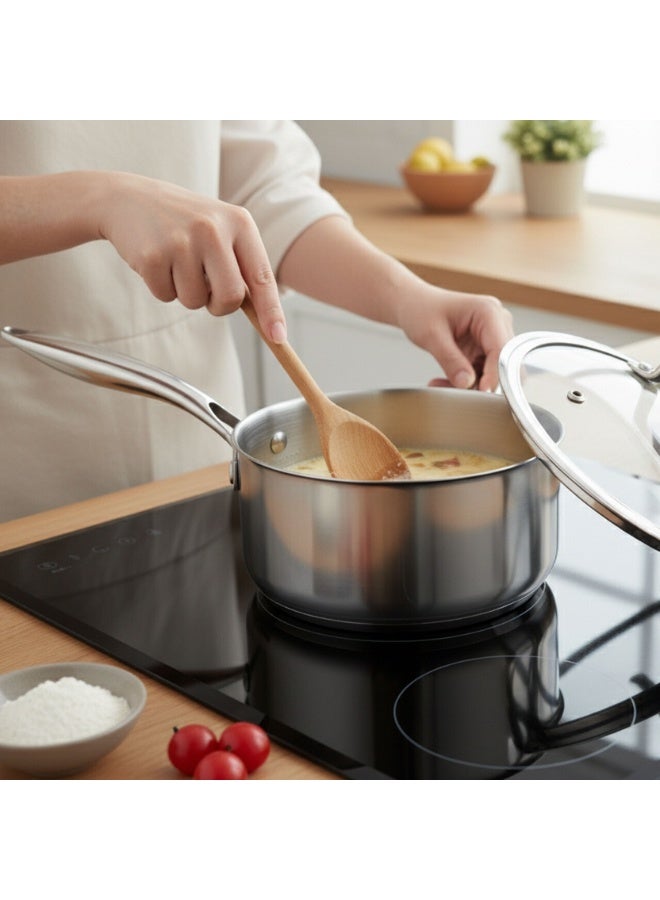 Prestige Infinity Tri Ply Stainless Steel 16cm Saucepan With Lid | Induction + all hob suitable | PFOA Free | PR81186 - Image 5