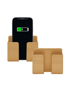 2pcs phone holder wall mounted, phone stand with self adhesive, phone holder for RV charging, compatible with iPhone and Android