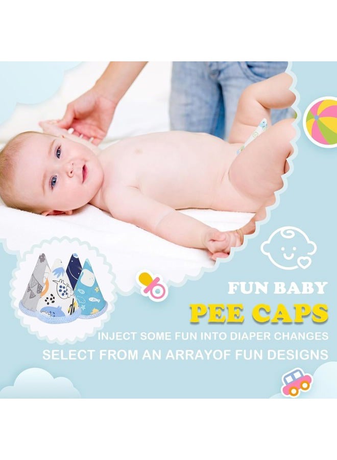 AMAZYC-US أغطية بول للأطفال الذكور، غطاء بول قابل لإعادة الاستخدام، ملحق لتغيير الحفاضات للأطفال الذكور - Image 3