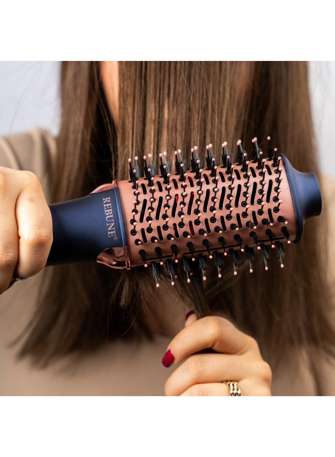 REBUNE Hair Styler 1300W Black/Blue Color  Vary Black - Image 4
