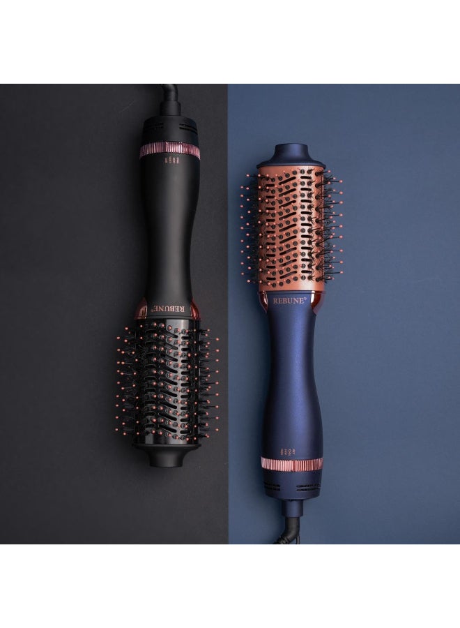 REBUNE Hair Styler 1300W Black/Blue Color  Vary Black - Image 5