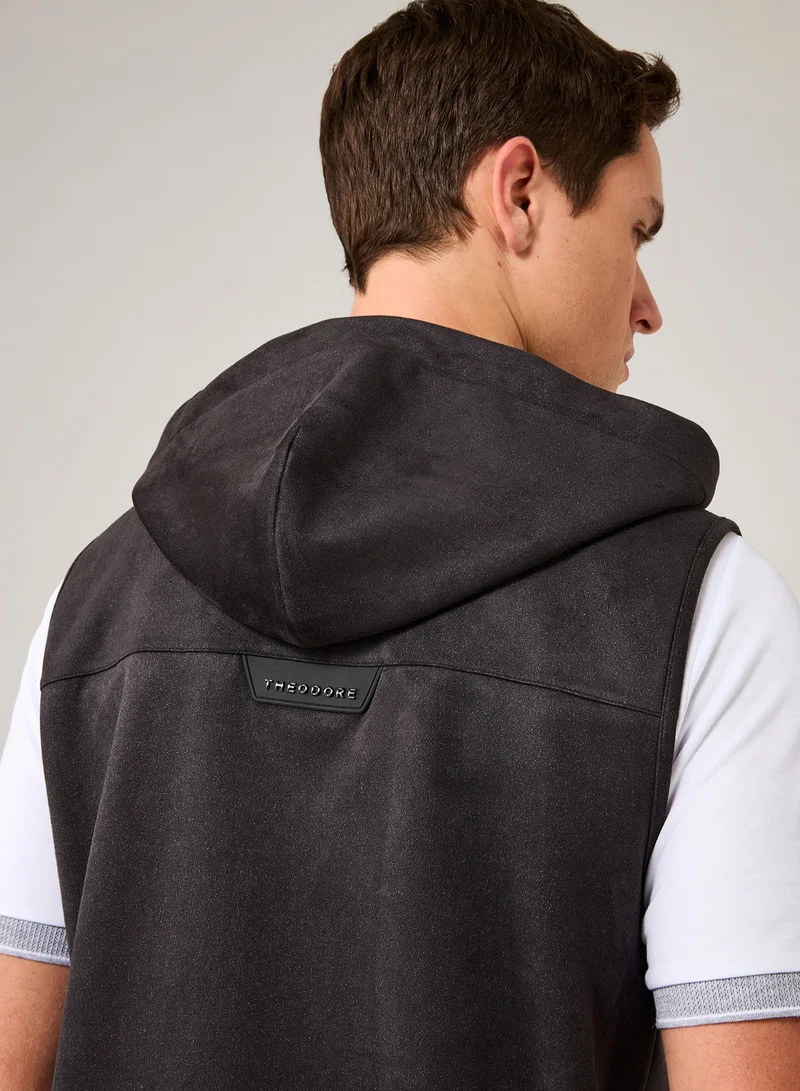 Theodore The Titanium Sleeveless Jacket