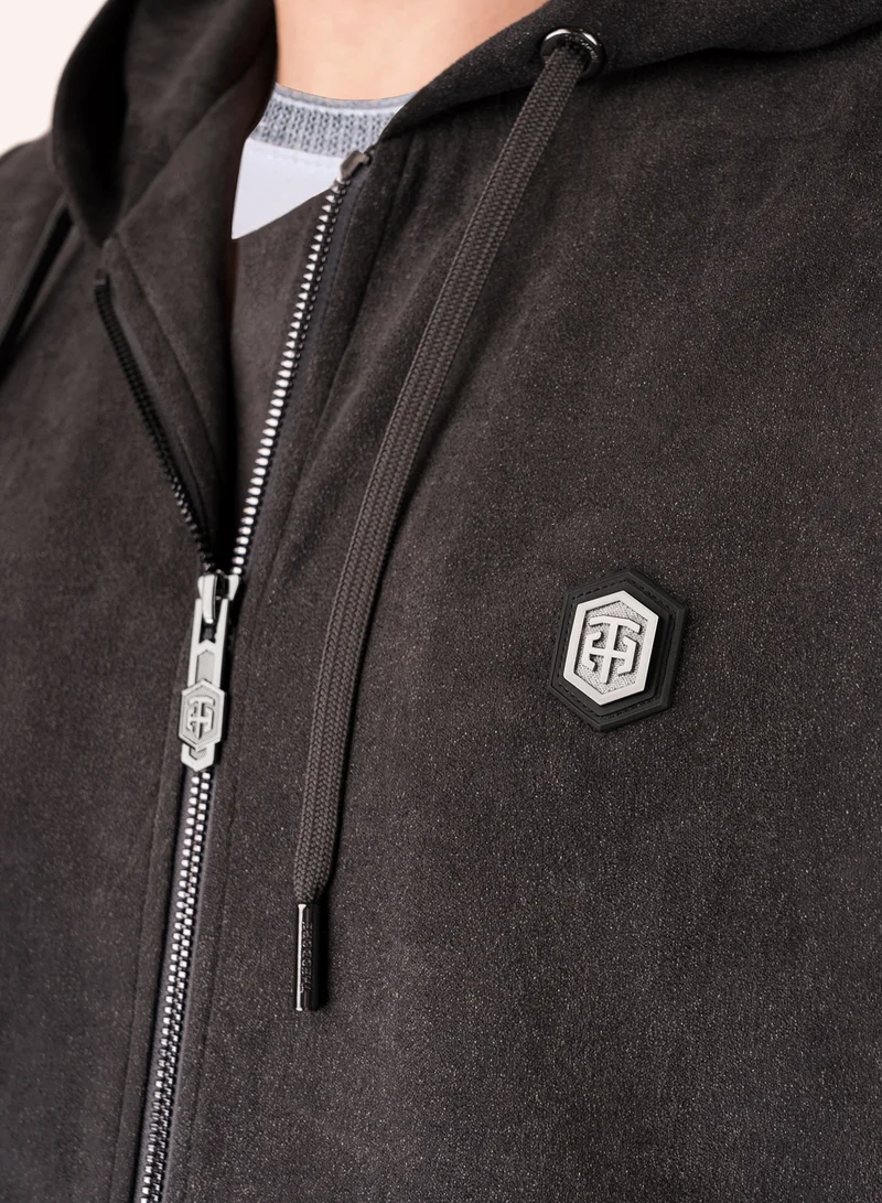 Theodore The Titanium Sleeveless Jacket