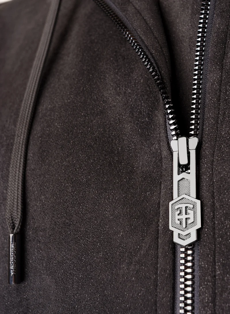 Theodore The Titanium Sleeveless Jacket